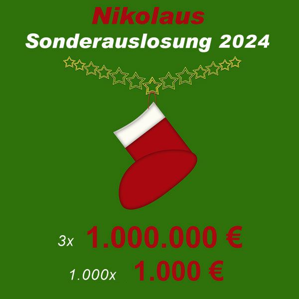 Nikolaus Sonderauslosung 2024